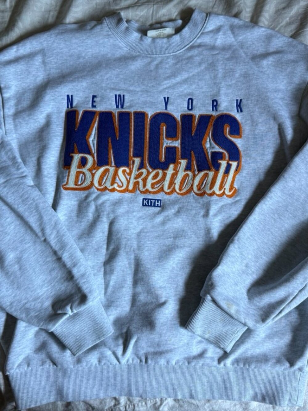 Kith New York Knicks  Classic Vintage Nelson Crewneck Sweatshirt Medium